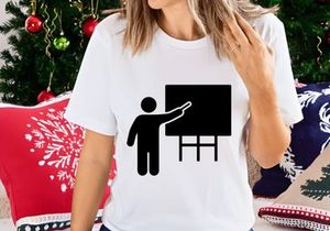 Person pointing at blackboard icon