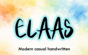 ELAAS – Basic Modern Casual Handwritten Font (OTF)