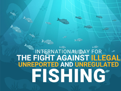 10 Day for the Illegal Against Fishing Illustration