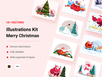 Merry Christmas Illustration Kit preview picture