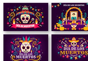 13 Dia de Muertos Illustration