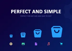 ATOM Icons! 210 Vector icons