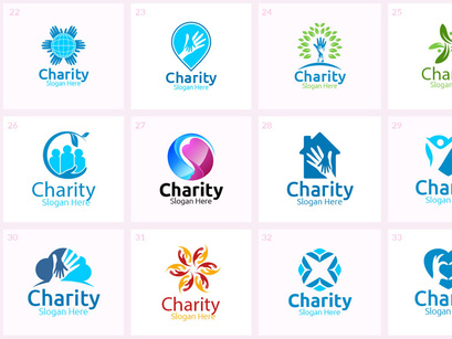 85 Charity Logo Bundle