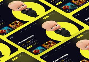 Avatar movie landing page concept