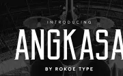 Angkasa Free Display Font