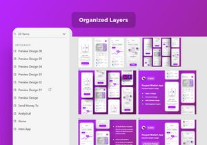 Paypal Wallet App UI Kits
