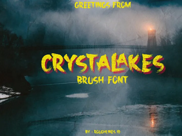 Crystalakes Display Font