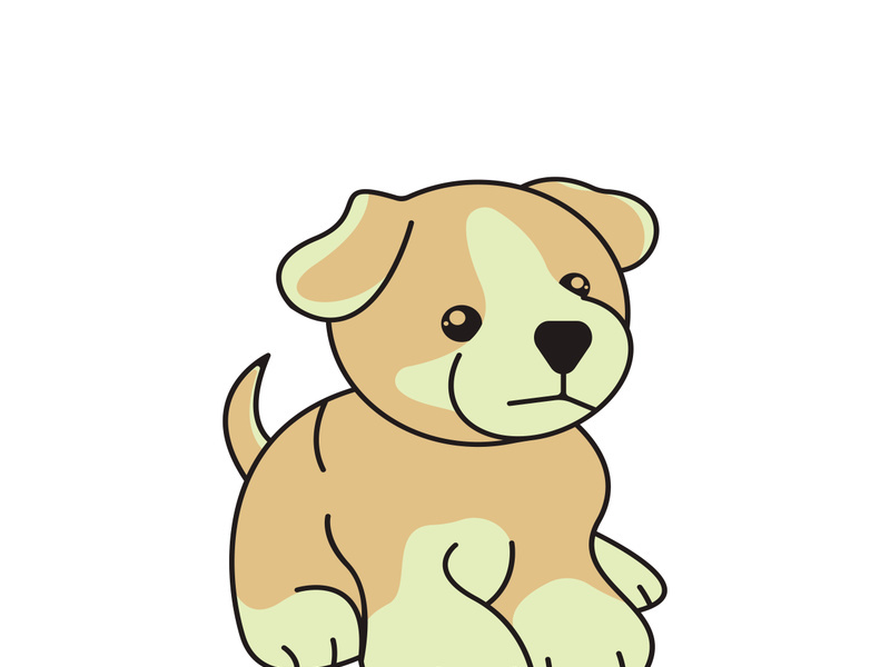 Dog logo vector design icon illustration template