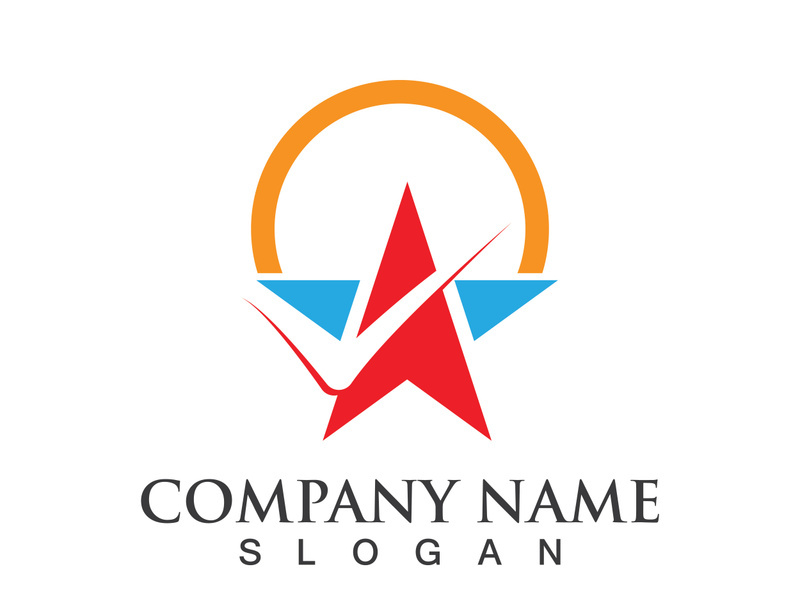 star vector icon illustration design template