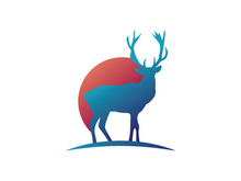 Animal : silhouette With Logo Gradient