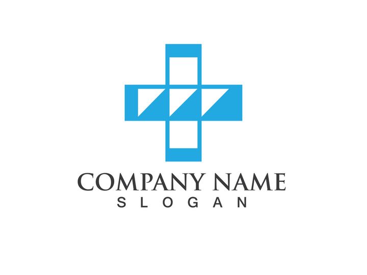 Cross Medical Logo template vector illustration