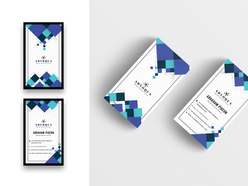 Corporate Business Card-02-Vertical