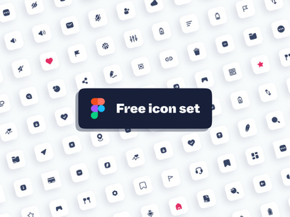 Free icon pack for Figma – 1000+ icons