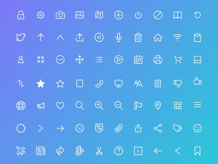 100 Flat icon for Adobe Xd