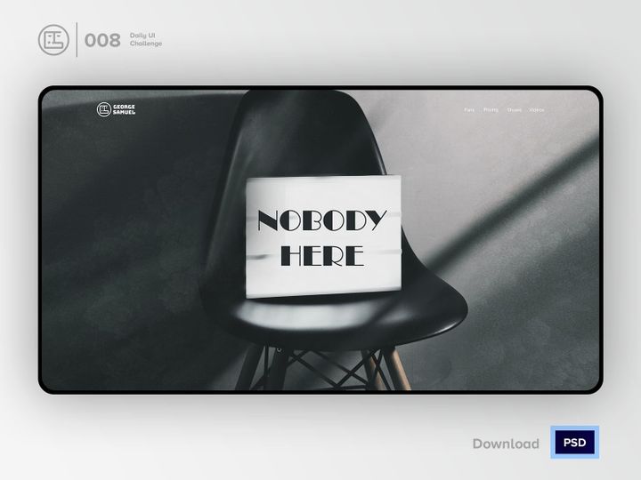 404 | Daily UI challenge - Day 008/100