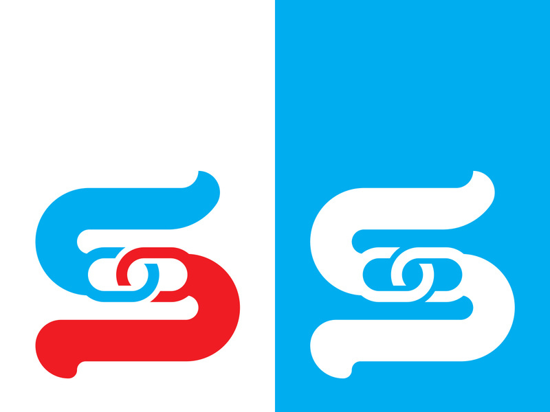 Business corporate S letter logo design vector