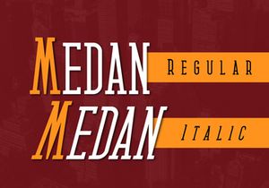 Medan Slab Condensed Slab Serif Font