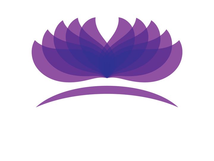 Lotus flower logo vector