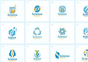 100 Science and Chemical Logo Bundle