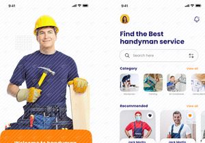 On demand Handyman Services App Design