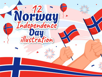12 Norway Independence Day Illustration preview picture
