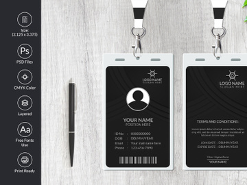 Luxury ID Card Design preview picture