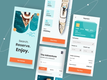 Yacht Booking App Design preview picture