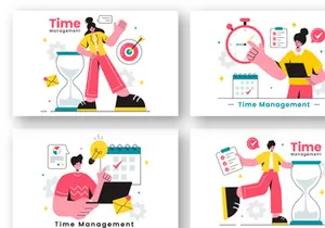 13 Time Management Planning Illustration