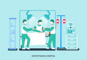 Hospital and Healthcare Vector Scenes_Vol 02
