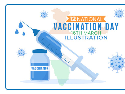 12 National Vaccination Day Illustration