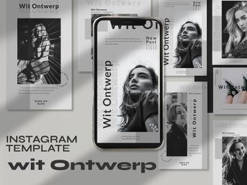 Wit Ontwerp Instagram Template preview picture