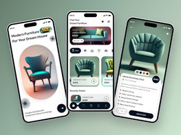 Modern Furniture Store Mobile App Design preview picture