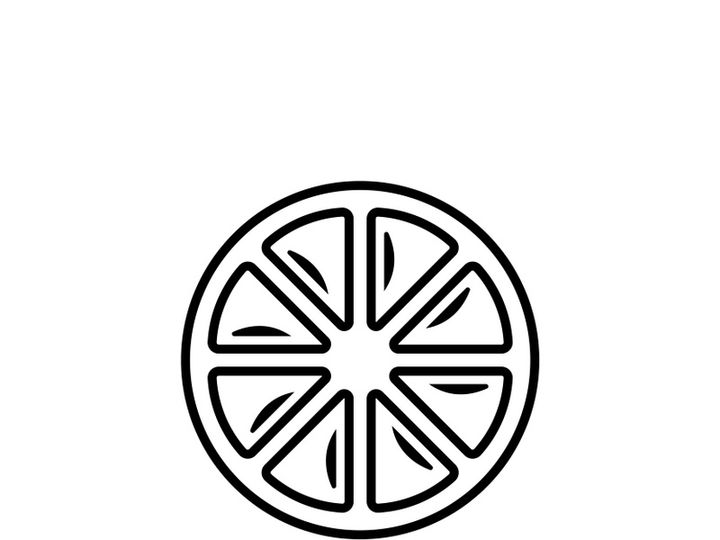 Fresh lemon fruit vector illustration icon