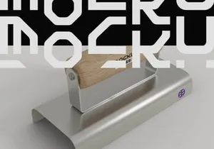 Stainless Steel Edger Mockup