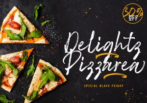 Rattu Aqilla - Textured Brush Font