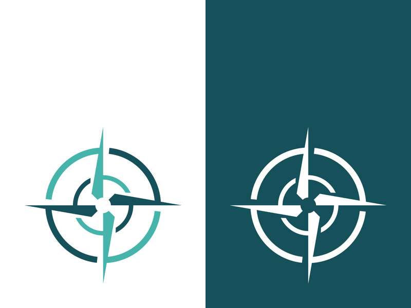 Compass logo template vector icon illustration design