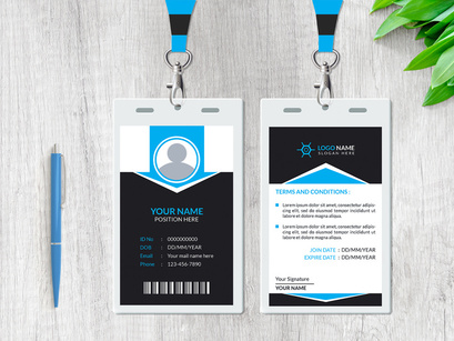 Corporate ID Card Design