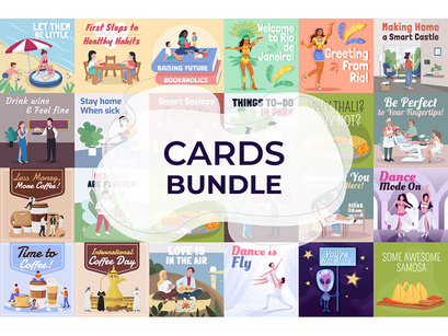 Cards template bundle