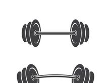 Gym Badge icon Fitness Logo Design