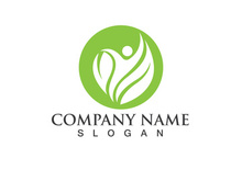 Health life people tree leaf green logo