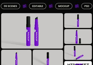 Acrylic Marker Mockup