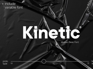 Kinetic Font Sans Serif preview picture