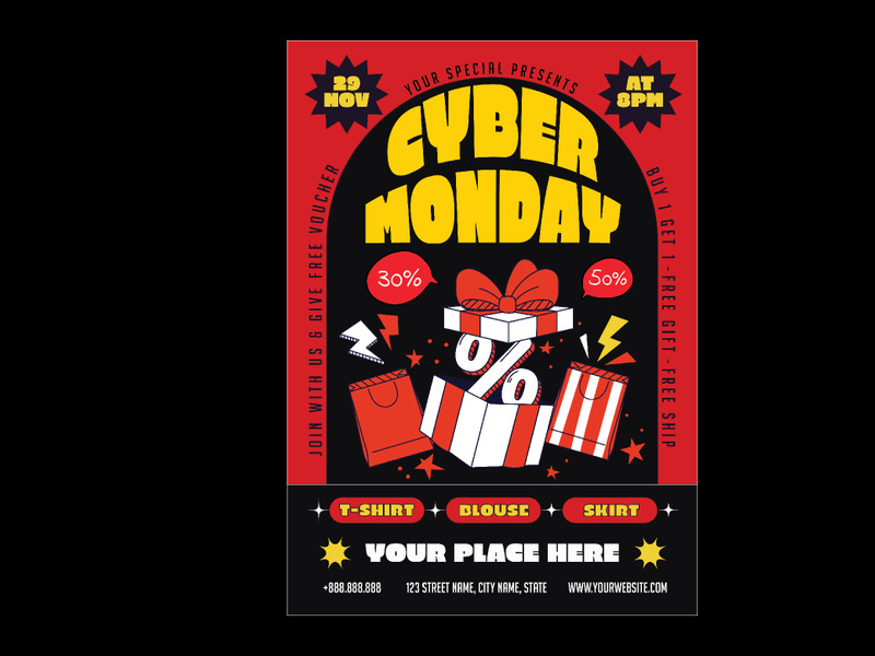 Cyber Monday Flyer