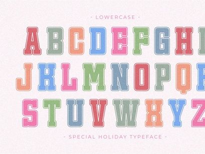 Special Holiday - Modern Display Font