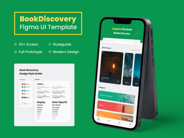 BookDiscovery Figma UI Template preview picture