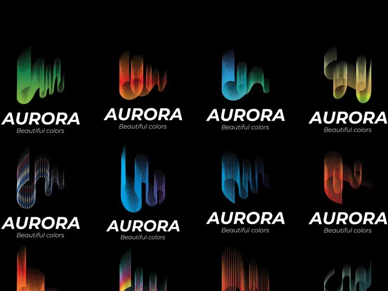 Aurora logo design