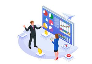 Set of Marketing Strategy Illustration