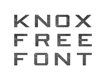 Knox: New Free Typeface preview picture