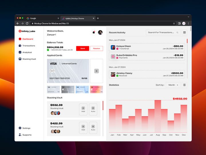CRM Banking Wallet Website