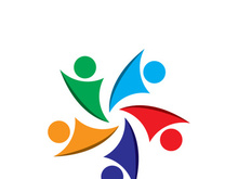 Community logo business template and icon people vector